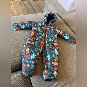 Pulse Colorful Animal Print Snow Hooded Outfit